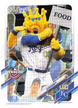 #M-7 Sluggerrr - Kansas City Royals - 2021 Topps Opening Day Baseball - Mascots