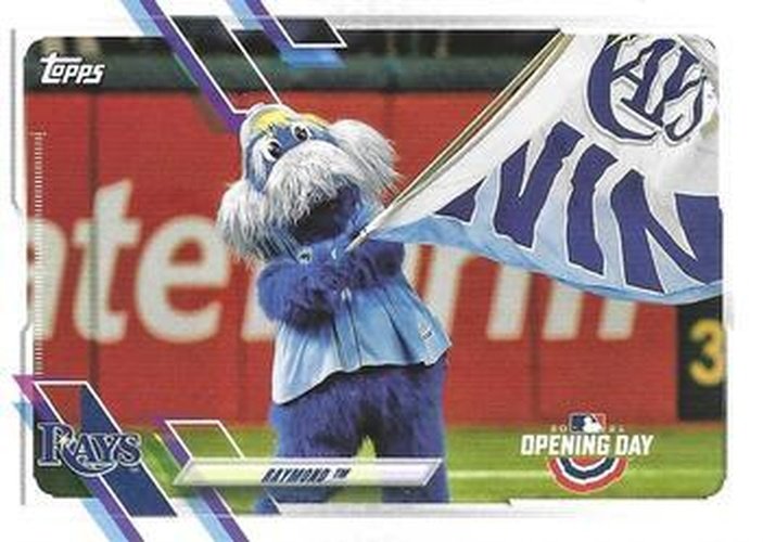 #M-9 Raymond - Tampa Bay Rays - 2021 Topps Opening Day Baseball - Mascots