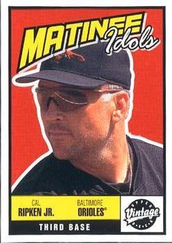 #M10 Cal Ripken Jr. - Baltimore Orioles - 2001 Upper Deck Vintage - Matinee Idols Baseball