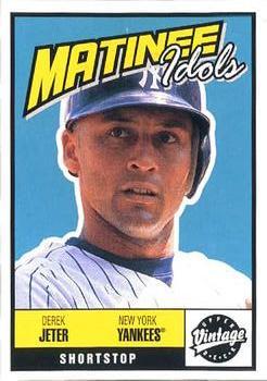 #M2 Derek Jeter - New York Yankees - 2001 Upper Deck Vintage - Matinee Idols Baseball