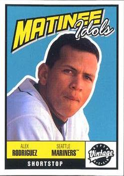 #M8 Alex Rodriguez - Seattle Mariners - 2001 Upper Deck Vintage - Matinee Idols Baseball