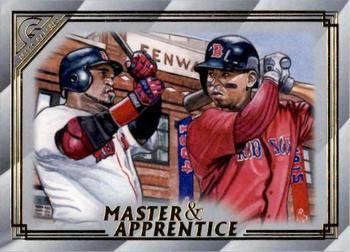 #MA-2 David Ortiz / Rafael Devers - Boston Red Sox - 2020 Topps Gallery - Master & Apprentice Baseball