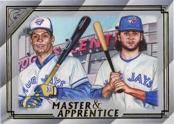 #MA-9 Roberto Alomar / Bo Bichette - Toronto Blue Jays - 2020 Topps Gallery - Master & Apprentice Baseball