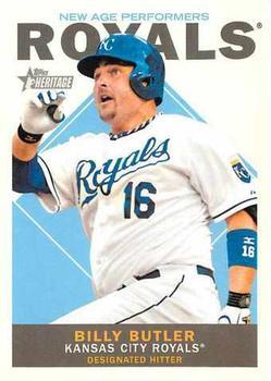#NAP-BB Billy Butler - Kansas City Royals - 2013 Topps Heritage - New Age Performers Baseball