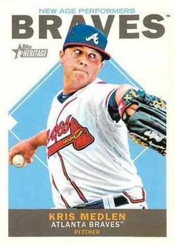#NAP-KM Kris Medlen - Atlanta Braves - 2013 Topps Heritage - New Age Performers Baseball