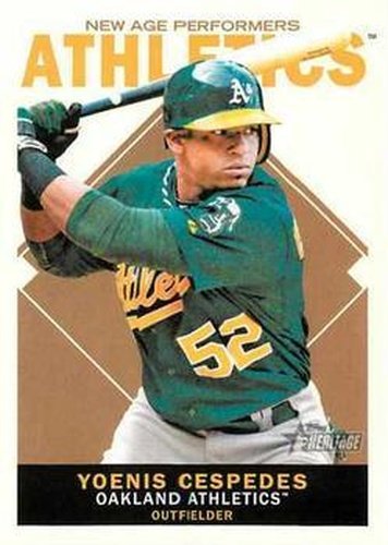 #NAP-YC Yoenis Cespedes - Oakland Athletics - 2013 Topps Heritage - New Age Performers Baseball