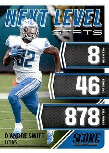 #NL21 D'Andre Swift - Detroit Lions - 2021 Score - Next Level Stats Football