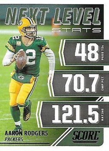#NL4 Aaron Rodgers - Green Bay Packers - 2021 Score - Next Level Stats Football
