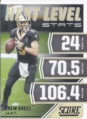 #NL7 Drew Brees - New Orleans Saints - 2021 Score - Next Level Stats Football