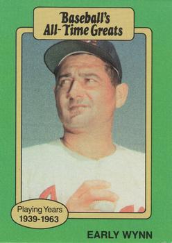 #NNO Early Wynn - Cleveland Indians - 1987 Hygrade All-Time Greats Baseball