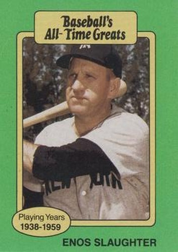 #NNO Enos Slaughter - New York Yankees - 1987 Hygrade All-Time Greats Baseball