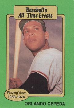 #NNO Orlando Cepeda - San Francisco Giants - 1987 Hygrade All-Time Greats Baseball