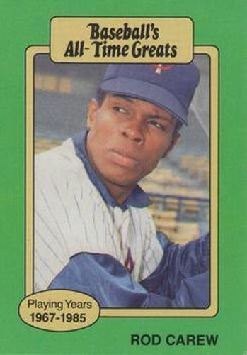 #NNO Rod Carew - Minnesota Twins - 1987 Hygrade All-Time Greats Baseball