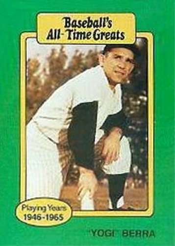 #NNOa Yogi Berra - New York Yankees - 1987 Hygrade All-Time Greats Baseball
