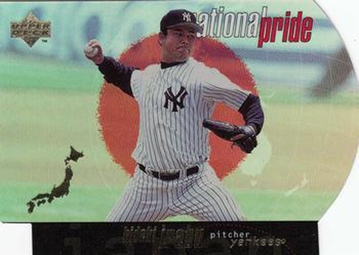 #NP17 Hideki Irabu - New York Yankees - 1998 Upper Deck - National Pride Baseball