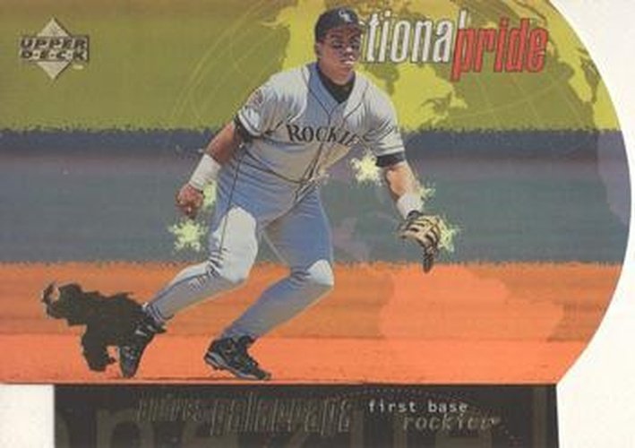 #NP40 Andres Galarraga - Colorado Rockies - 1998 Upper Deck - National Pride Baseball