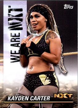 #NXT-31 Kayden Carter - 2021 Topps WWE NXT - We Are NXT Wrestling