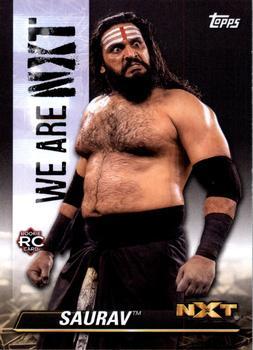 #NXT-49 Saurav - 2021 Topps WWE NXT - We Are NXT Wrestling