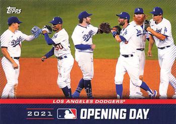 #OD-13 Los Angeles Dodgers - Los Angeles Dodgers - 2021 Topps Opening Day Baseball - Opening Day