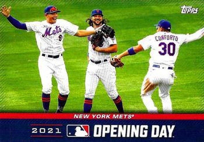 #OD-1 New York Mets - New York Mets - 2021 Topps Opening Day Baseball - Opening Day