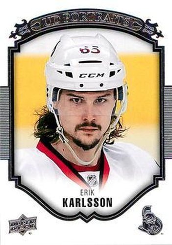 #P-16 Erik Karlsson - Ottawa Senators - 2015-16 Upper Deck - UD Portraits Hockey