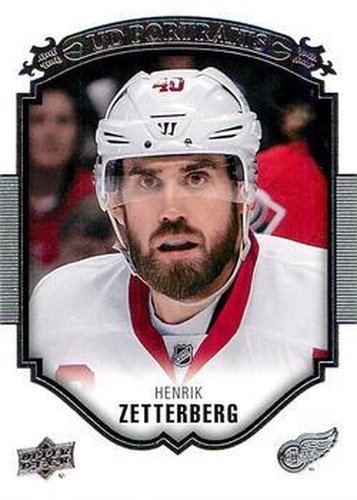 #P-23 Henrik Zetterberg - Detroit Red Wings - 2015-16 Upper Deck - UD Portraits Hockey