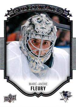 #P-27 Marc-Andre Fleury - Pittsburgh Penguins - 2015-16 Upper Deck - UD Portraits Hockey