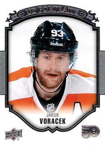 #P-28 Jakub Voracek - Philadelphia Flyers - 2015-16 Upper Deck - UD Portraits Hockey