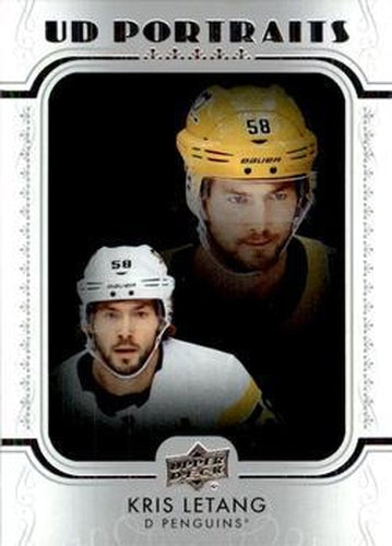 #P-36 Kris Letang - Pittsburgh Penguins - 2019-20 Upper Deck - UD Portraits Hockey