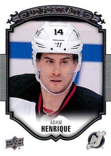 #P-40 Adam Henrique - New Jersey Devils - 2015-16 Upper Deck - UD Portraits Hockey