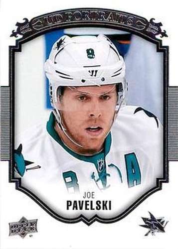 #P-45 Joe Pavelski - San Jose Sharks - 2015-16 Upper Deck - UD Portraits Hockey
