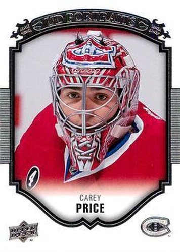 #P-47 Carey Price - Montreal Canadiens - 2015-16 Upper Deck - UD Portraits Hockey