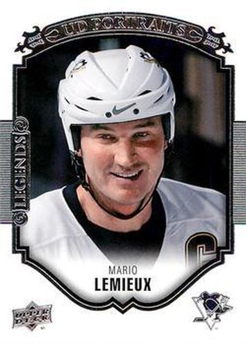 #P-53 Mario Lemieux - Pittsburgh Penguins - 2015-16 Upper Deck - UD Portraits Hockey