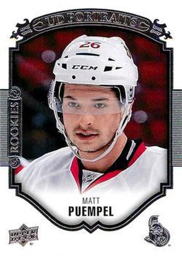 #P-60 Matt Puempel - Ottawa Senators - 2015-16 Upper Deck - UD Portraits Hockey
