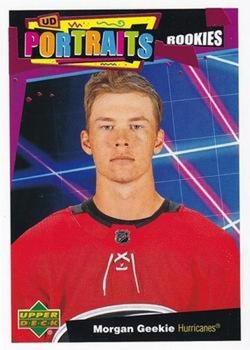 #P-74 Morgan Geekie - Carolina Hurricanes - 2020-21 Upper Deck Portraits Hockey