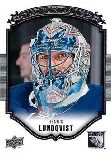 #P-7 Henrik Lundqvist - New York Rangers - 2015-16 Upper Deck - UD Portraits Hockey