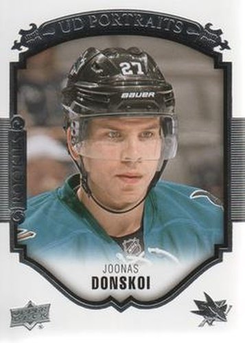 #P-88 Joonas Donskoi - San Jose Sharks - 2015-16 Upper Deck - UD Portraits Hockey