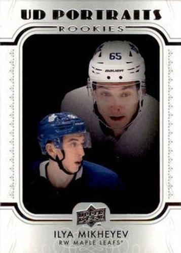 #P-92 Ilya Mikheyev - Toronto Maple Leafs - 2019-20 Upper Deck - UD Portraits Hockey