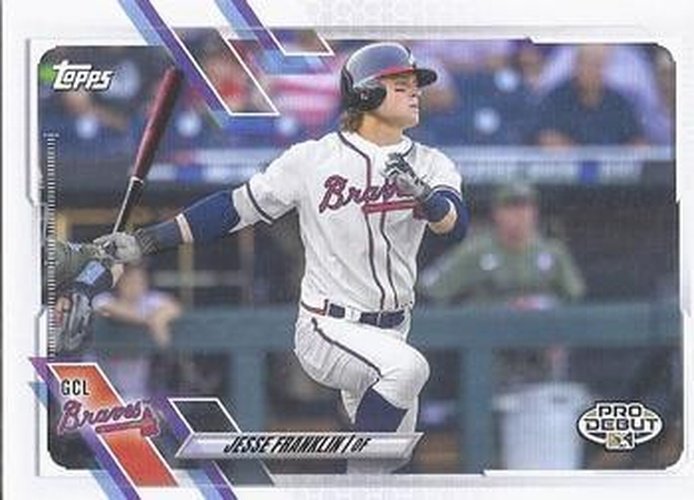 #PD-131 Jesse Franklin - GCL Braves - 2021 Topps Pro Debut Baseball
