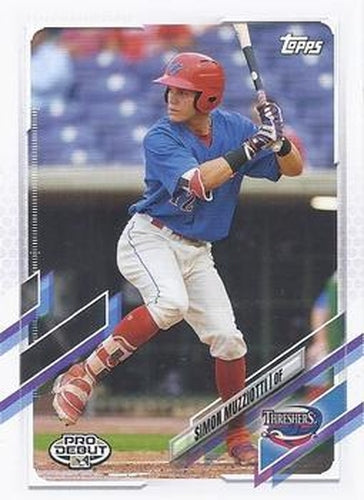 #PD-136 Simon Muzziotti - Clearwater Threshers - 2021 Topps Pro Debut Baseball