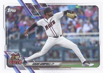 #PD-141 Isaiah Campbell - Modesto Nuts - 2021 Topps Pro Debut Baseball
