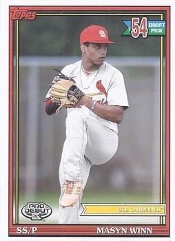 #PD-166 Masyn Winn - GCL Cardinals - 2021 Topps Pro Debut Baseball