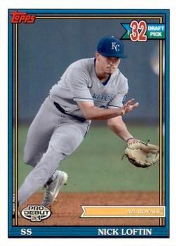 #PD-185 Nick Loftin - AZL Royals - 2021 Topps Pro Debut Baseball
