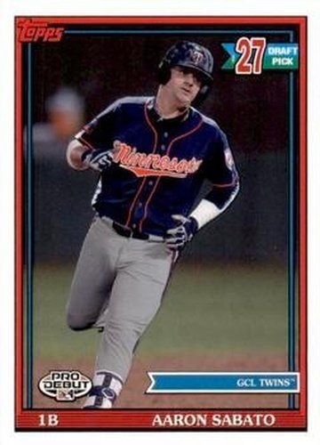 #PD-189 Aaron Sabato - GCL Twins - 2021 Topps Pro Debut Baseball