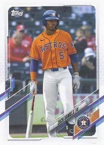 #PD-70 Zach Daniels - GCL Astros - 2021 Topps Pro Debut Baseball