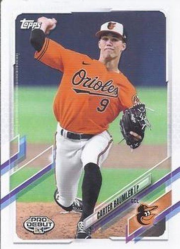 #PD-74 Carter Baumler - GCL Orioles - 2021 Topps Pro Debut Baseball