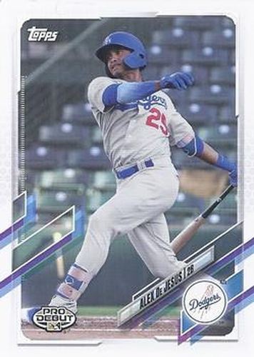 #PD-99 Alex De Jesus - AZL Dodgers - 2021 Topps Pro Debut Baseball