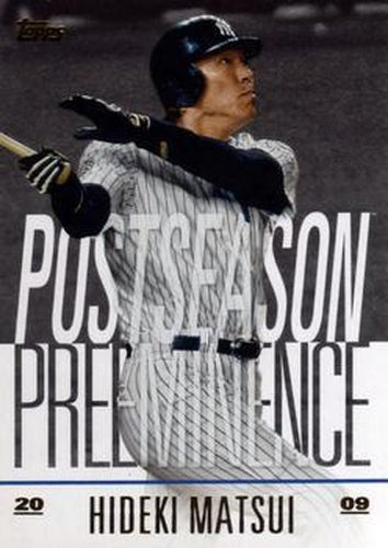 #PO-14 Hideki Matsui - New York Yankees - 2018 Topps Update - Postseason Preeminence Baseball