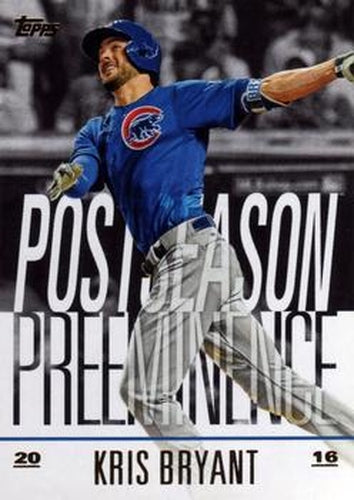 #PO-24 Kris Bryant - Chicago Cubs - 2018 Topps Update - Postseason Preeminence Baseball