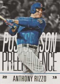 #PO-25 Anthony Rizzo - Chicago Cubs - 2018 Topps Update - Postseason Preeminence Baseball